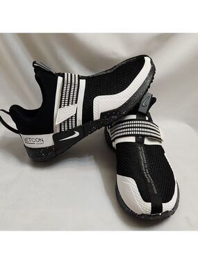 Nike Metcon Sport Black White Velcro Training Sneakers (M Size 7)